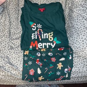 christmas pajamas set